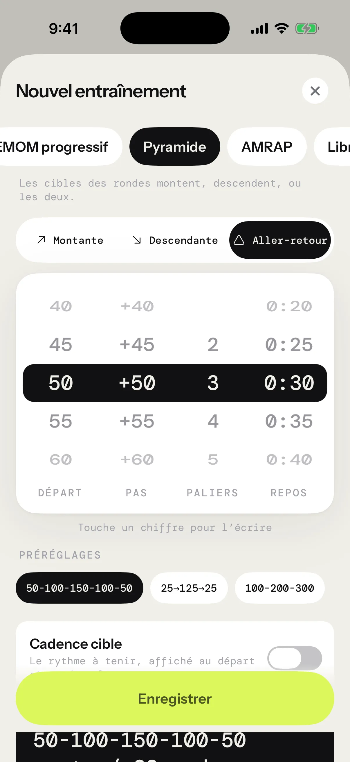 Le créateur d’entraînements sur iPhone, avec ses roulettes